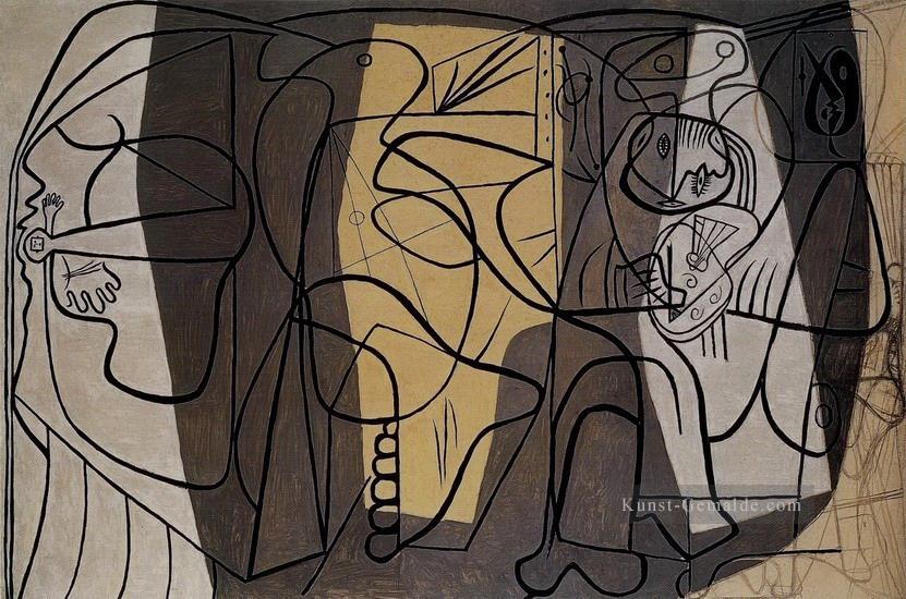 Der Künstler und sein Modell L artiste et son modele 1927 kubist Pablo Picasso Ölgemälde